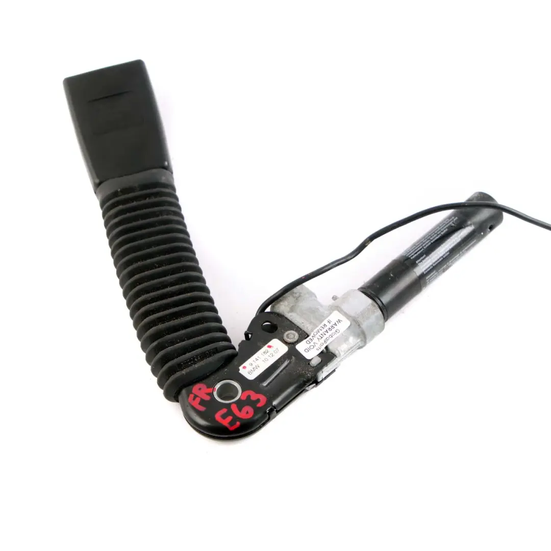 BMW 6 Series E63 E64 LCI Lower Belt With Right Seat Belt Tensioner O/S - SKU 9141182 - Part number 9141182