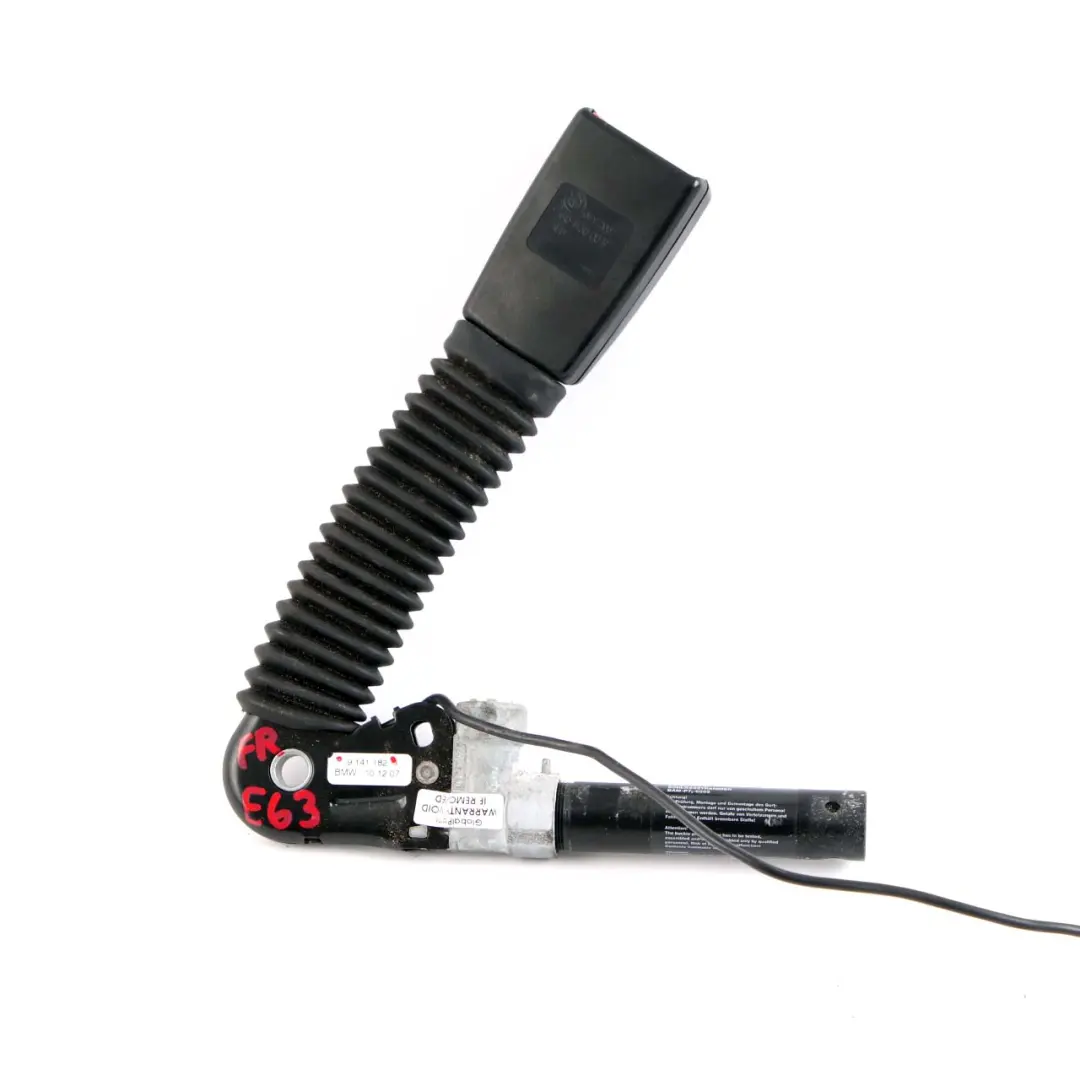 BMW 6 Series E63 E64 LCI Lower Belt With Right Seat Belt Tensioner O/S - SKU 9141182 - Part number 9141182