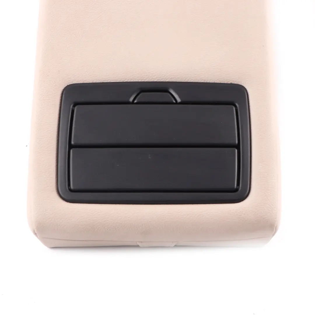 BMW X6 E71 Rear Seat Armrest Centre Middle Arm Rest Leather Nevada Oyster - SKU 9141204 - Part number 9141204