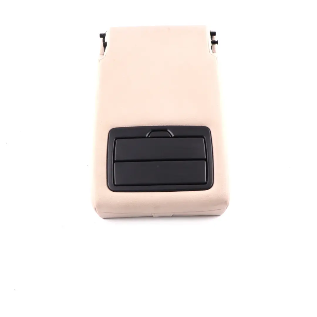 BMW X6 E71 Rear Seat Armrest Centre Middle Arm Rest Leather Nevada Oyster - SKU 9141204 - Part number 9141204