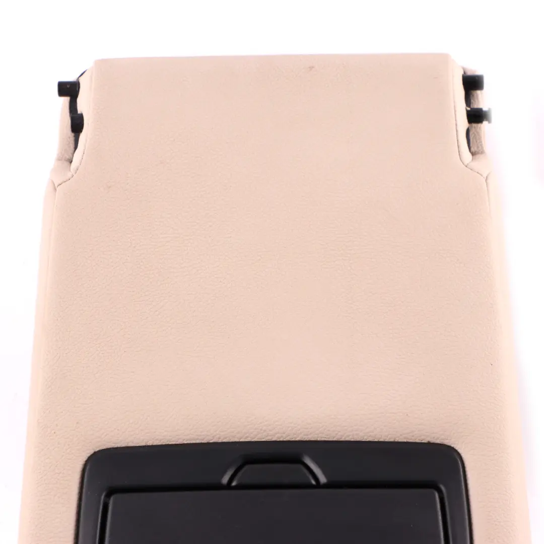 BMW X6 E71 Rear Seat Armrest Centre Middle Arm Rest Leather Nevada Oyster - SKU 9141204 - Part number 9141204