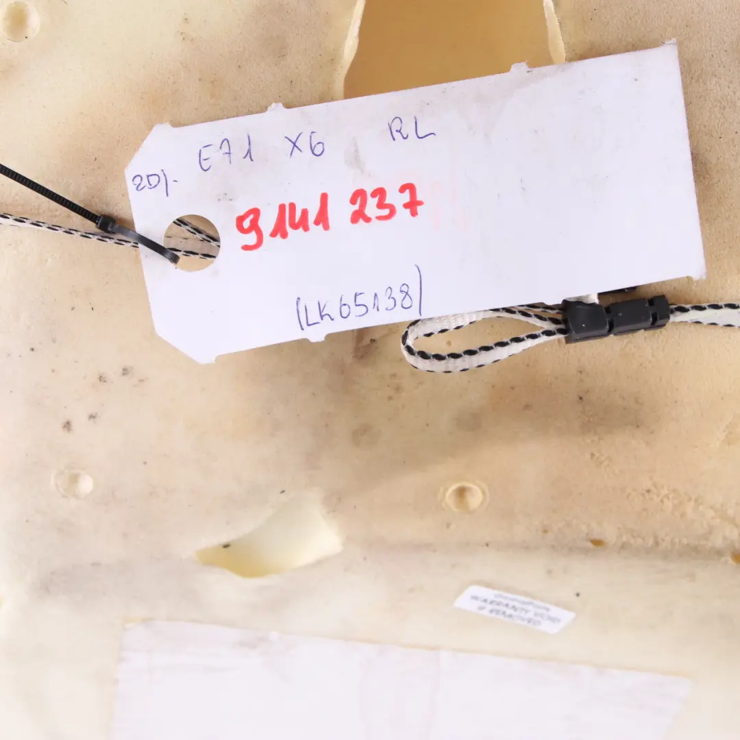 Left N/S Bench Cover Leather Nevada Oyster to BMW X6 E71 Seat Cover Rear with Part number 9141237 BMW X6 E71 Seat Cover Rear Left N/S Bench Cover Leather Nevada Oyster - SKU 9141237 - Part number 9141237