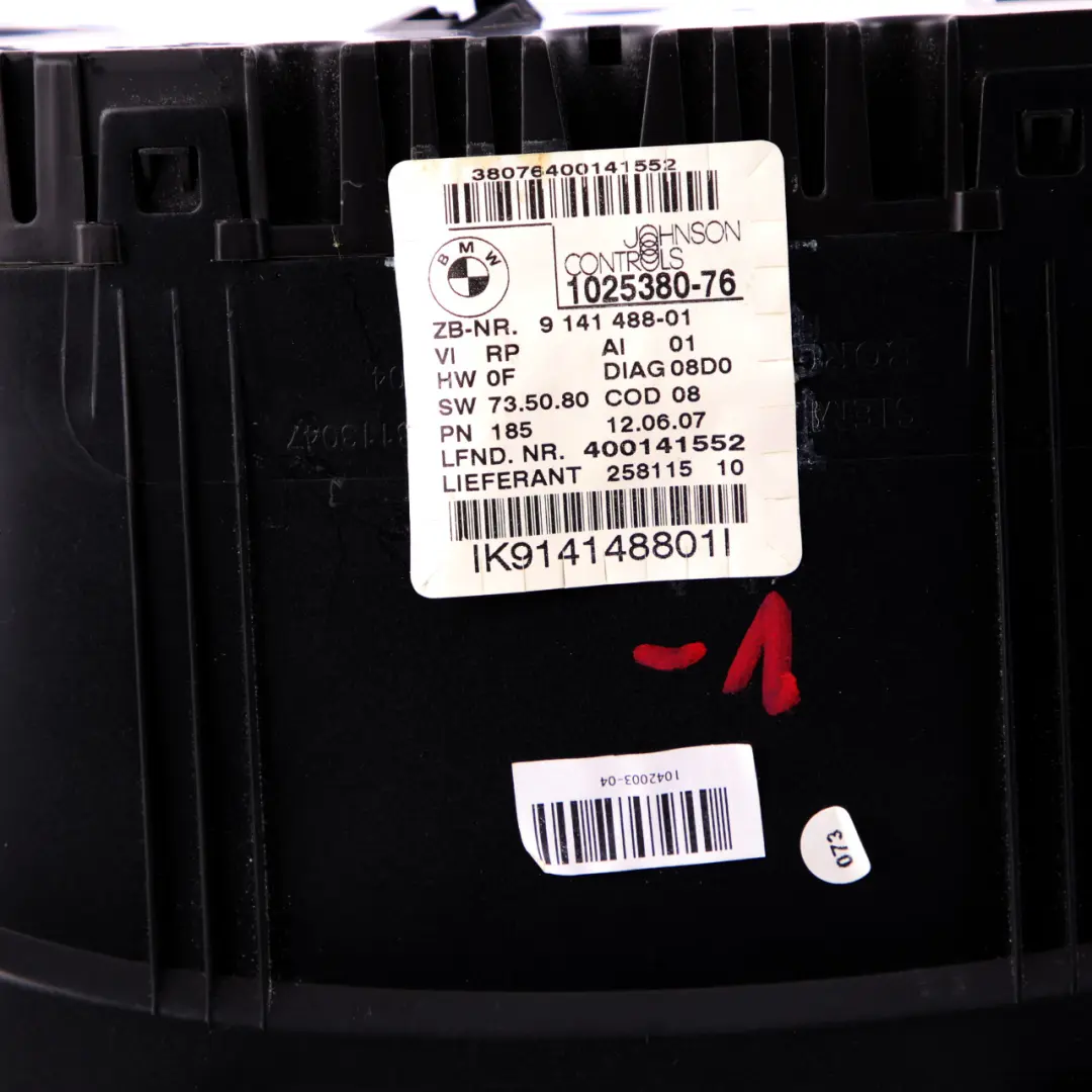 Instrument Cluster Speedo Clocks Diesel Automatic 9141488 to BMW E90 E91 X1 E84 with Part number 62106983488 BMW E90 E91 X1 E84 Instrument Cluster Speedo Clocks Diesel Automatic 9141488 - SKU rhd-9141488-1 - Part number 62106983488