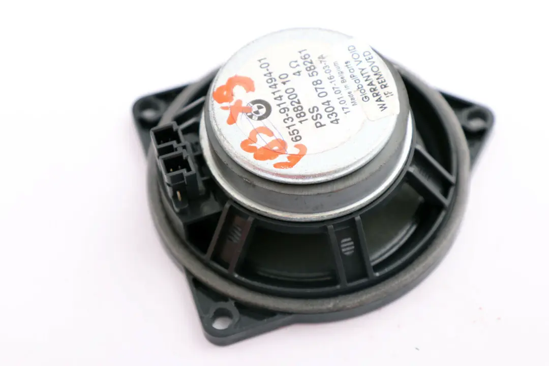 Stereo Lautsprecher Mittelklasse HiFi für BMW E60 E81 E87 E90 E91 mit Teilenummer 9141494 BMW E60 E81 E87 E90 E91 Stereo Lautsprecher Mittelklasse HiFi - SKU 9141494 - Teilenummer 9141494