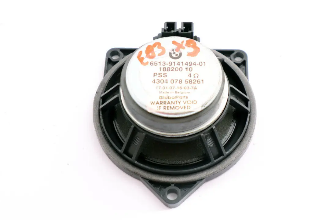 Głośnik Audio Stereo Średniotonowy do BMW E60 E61 E87 E90 o numerze 9141494 BMW E60 E61 E87 E90 Głośnik Audio Stereo Średniotonowy - SKU 9141494 - Numer Części 9141494