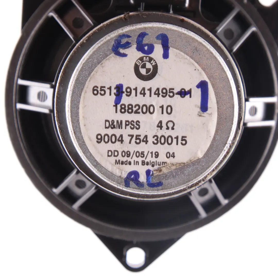 BMW E61 Touring Loudspeaker Rear Left N/S Stereo Audio Speaker - SKU 9141495-1 - Part number 9141495