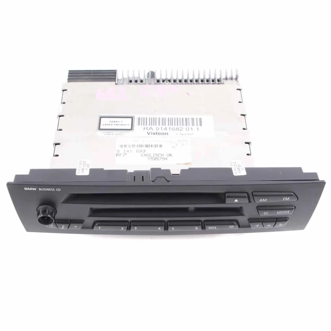 Radio BMW Business CD Player Control Unit to BMW 1 3 Series E81 E87 E90 E91 with Part number 9141682 BMW 1 3 Series E81 E87 E90 E91 Radio BMW Business CD Player Control Unit - SKU 9141682-3 - Part number 9141682