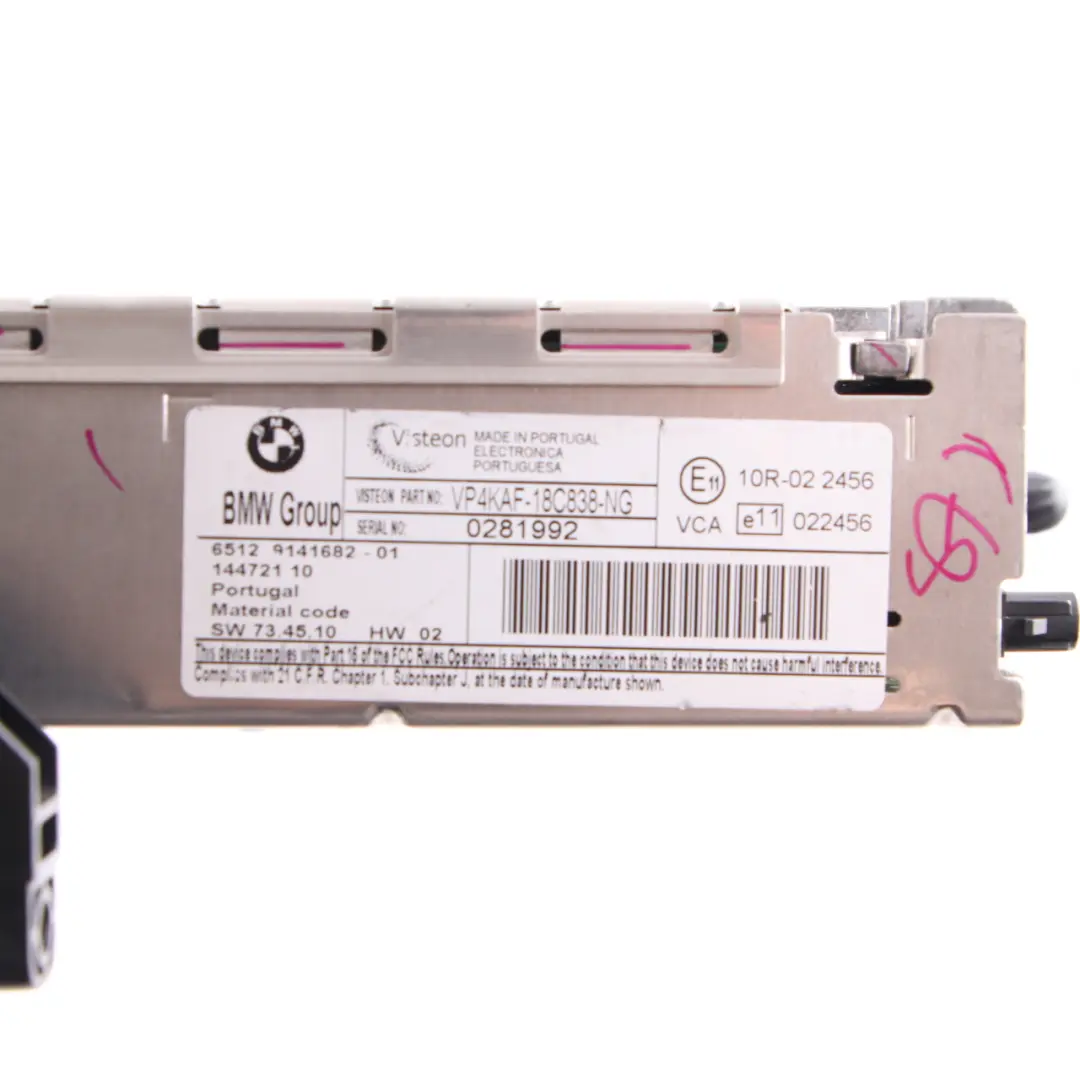 Radio BMW Business CD Player Control Unit to BMW 1 3 Series E81 E87 E90 E91 with Part number 9141682 BMW 1 3 Series E81 E87 E90 E91 Radio BMW Business CD Player Control Unit - SKU 9141682-3 - Part number 9141682