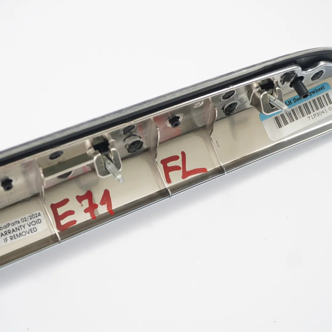 BMW X6 E71 Embellecedor Puerta Delantera Izquierda Tapa Decoración Negro - SKU 9141777 - Número de pieza 9141777