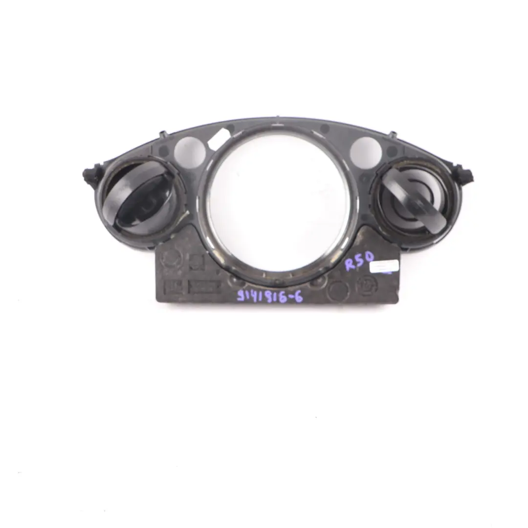  Panel Mini Cooper R50 R53 R52 Dashboard Panel Trim Cover Dash Air Vents - SKU 9141916-6 - Part number 9141916