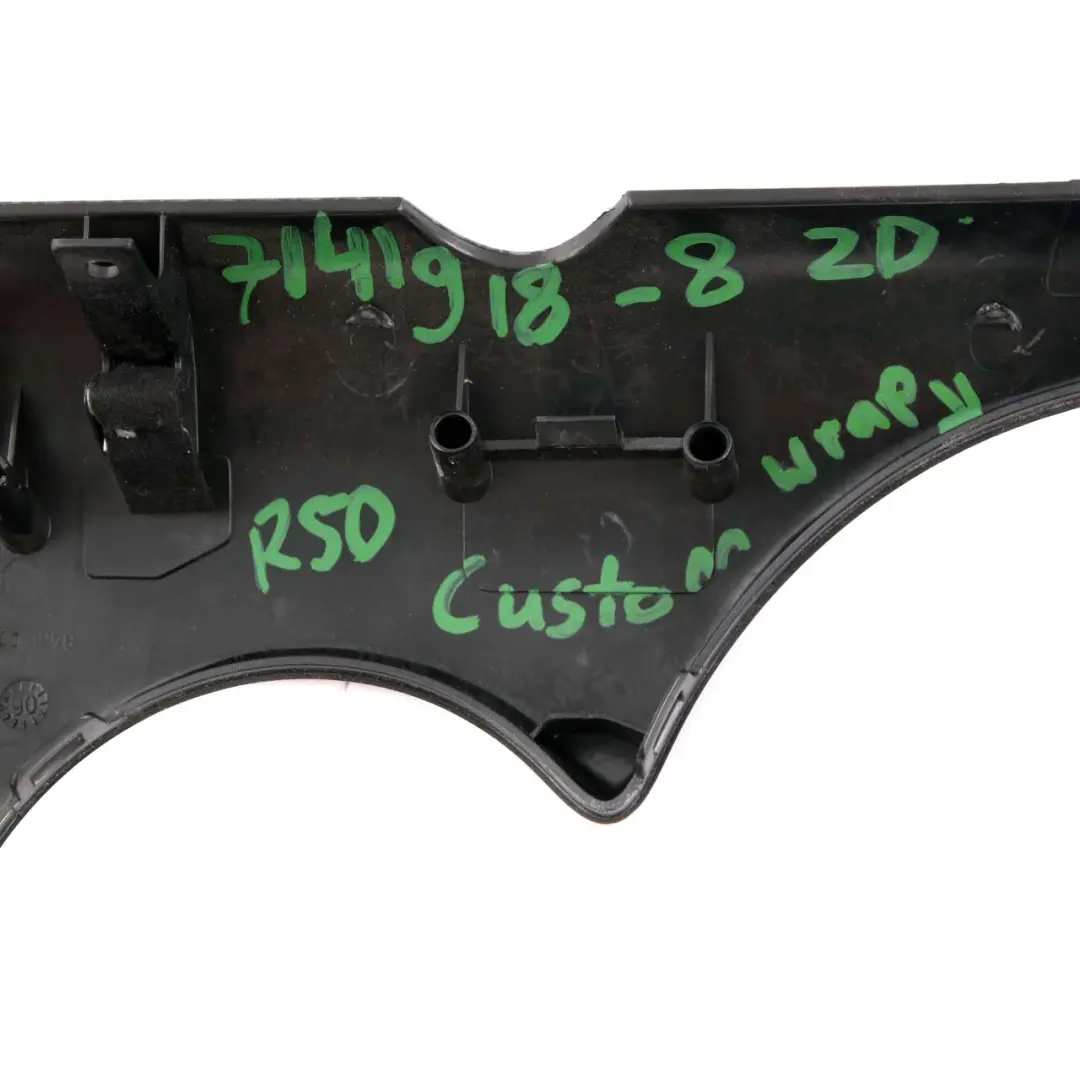 Dashboard Trim Panel Dash Cover Front Anthracite to Mini R50 R53 with Part number 9141918 Mini R50 R53 Dashboard Trim Panel Dash Cover Front Anthracite - SKU 9141918-8 - Part number 9141918