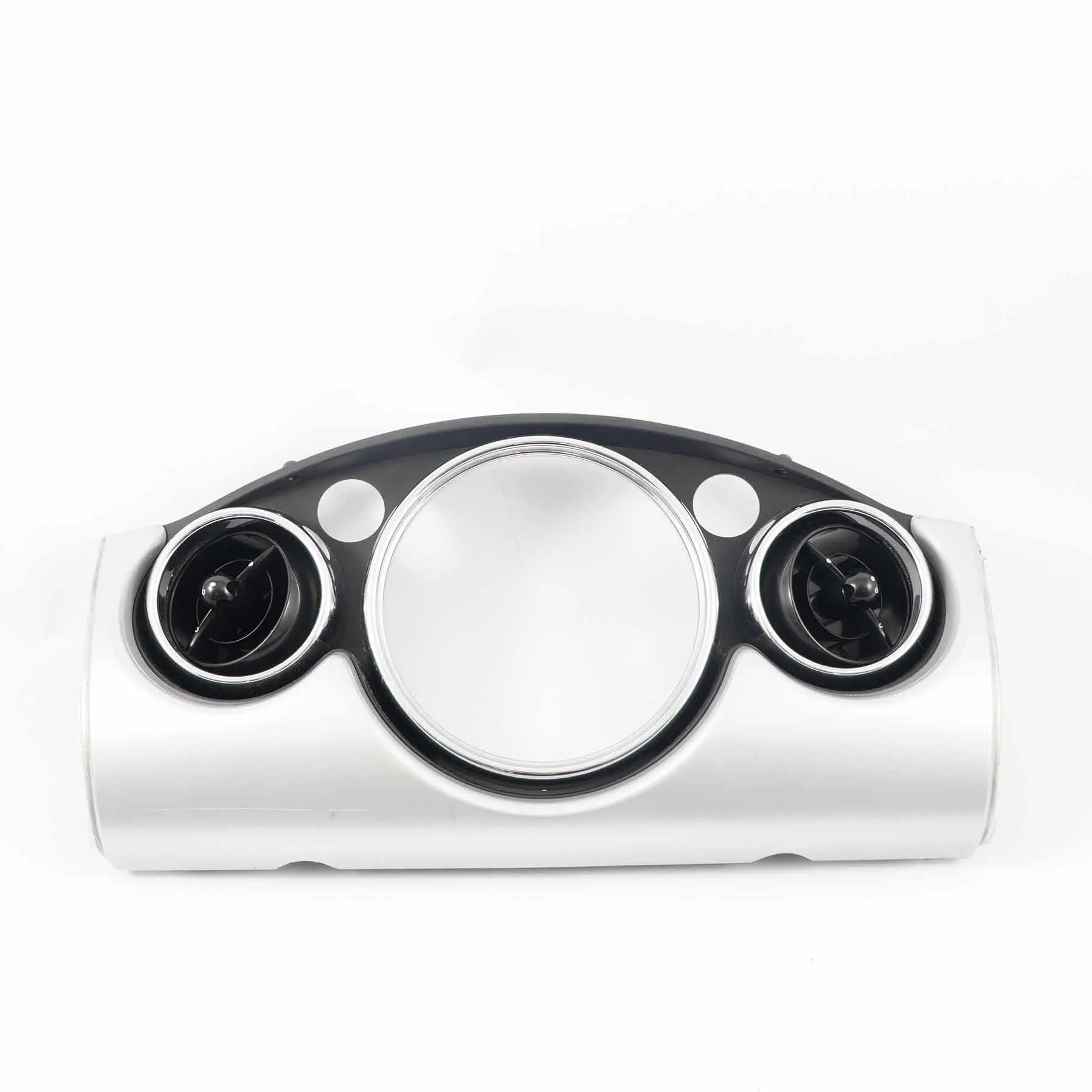 Salpicadero Cocer Mini Cooper R50 R53 3 Dash Panel Trim Strip Plata 9141919