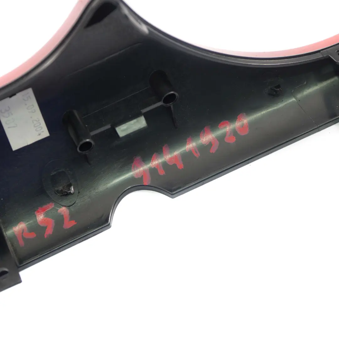 Couverture Visiere Tableau I Centre Piment Rouge pour Mini Cooper S R52 R53 à propos du numéro de pièce 9141920 Mini Cooper S R52 R53 Couverture Visiere Tableau I Centre Piment Rouge - SKU 9141920 - Numéro de pièce 9141920