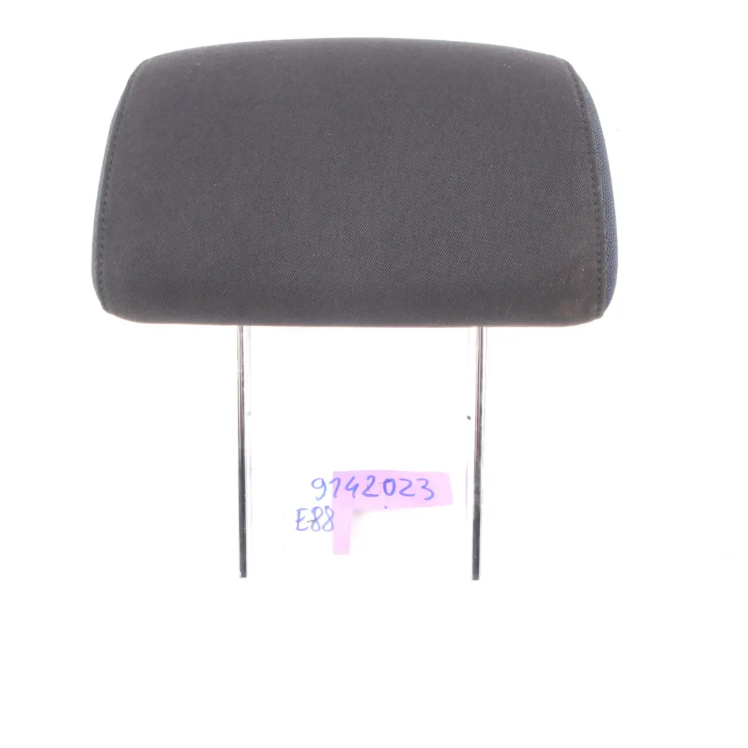 Headrest BMW E88 Convertible Left Right N/O/S Head Rest Cloth Network to Rear Seat with Part number 9142023 Rear Seat Headrest BMW E88 Convertible Left Right N/O/S Head Rest Cloth Network - SKU 9142023 - Part number 9142023