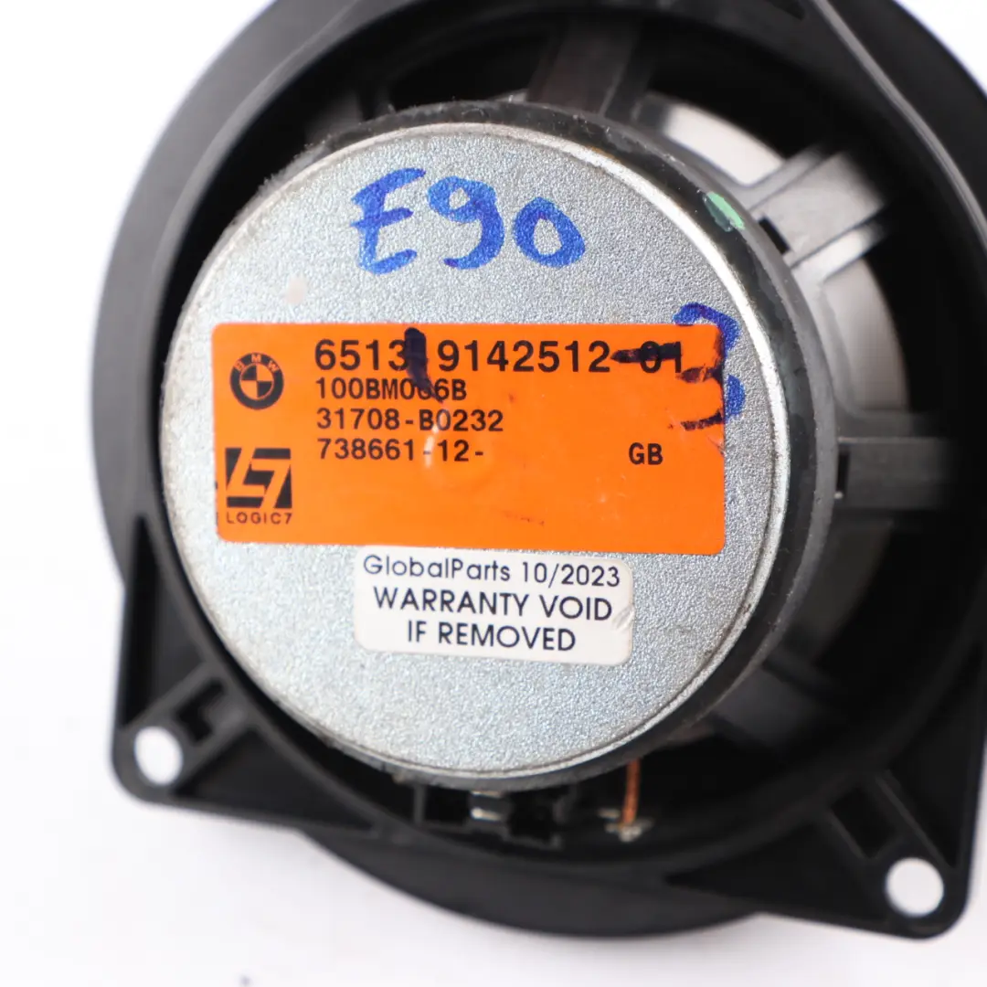  Hifi Lautsprecher BMW E87 E90 Logic7 Fronttür Mittlerer Audiobereich - SKU 9142512-3 - Teilenummer 9142512