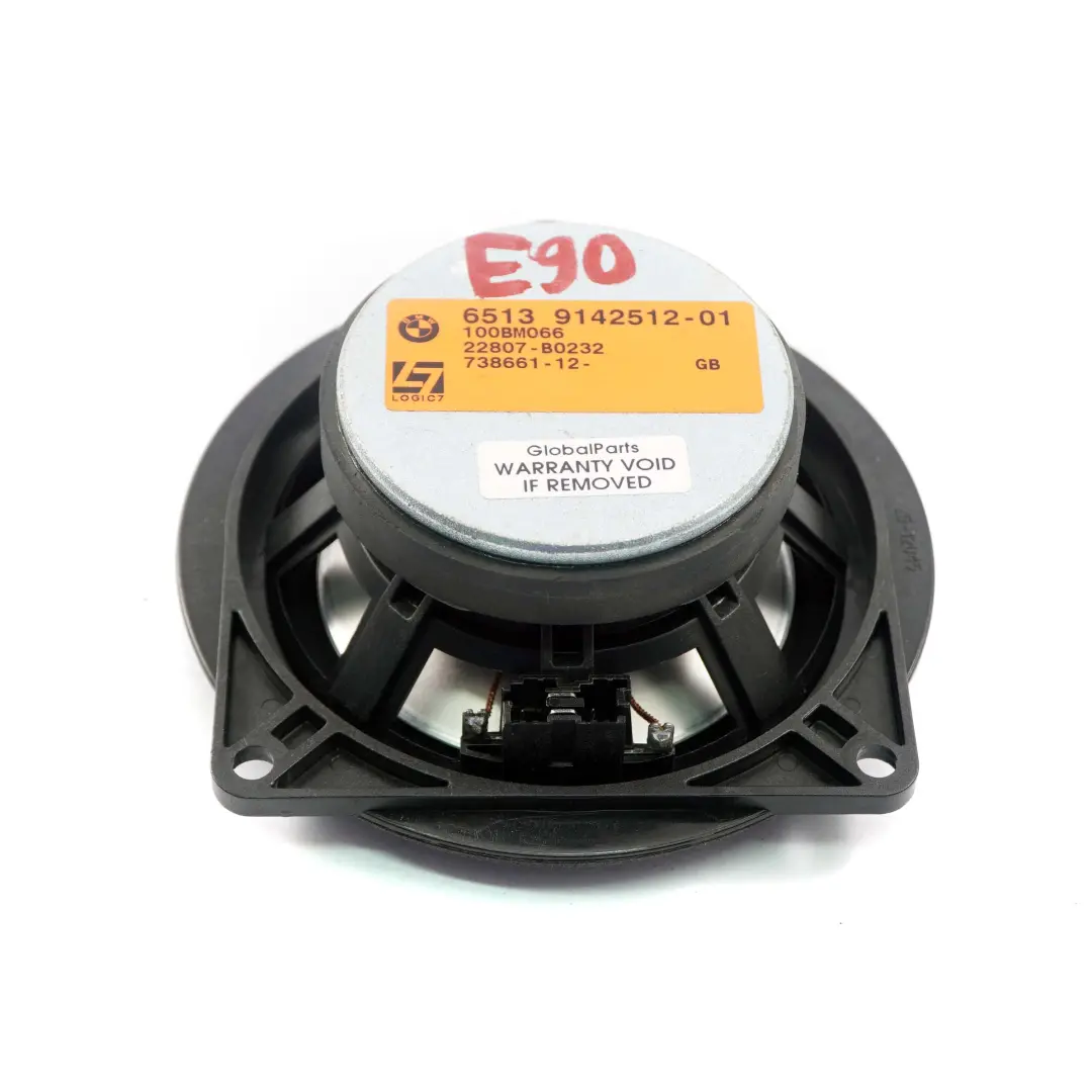 BMW E81 E87 E90 E91 Front Door Card Logic7 L7 Hi-Fi Mid-Range Loudspeaker - SKU 9142512 - Part number 9142512