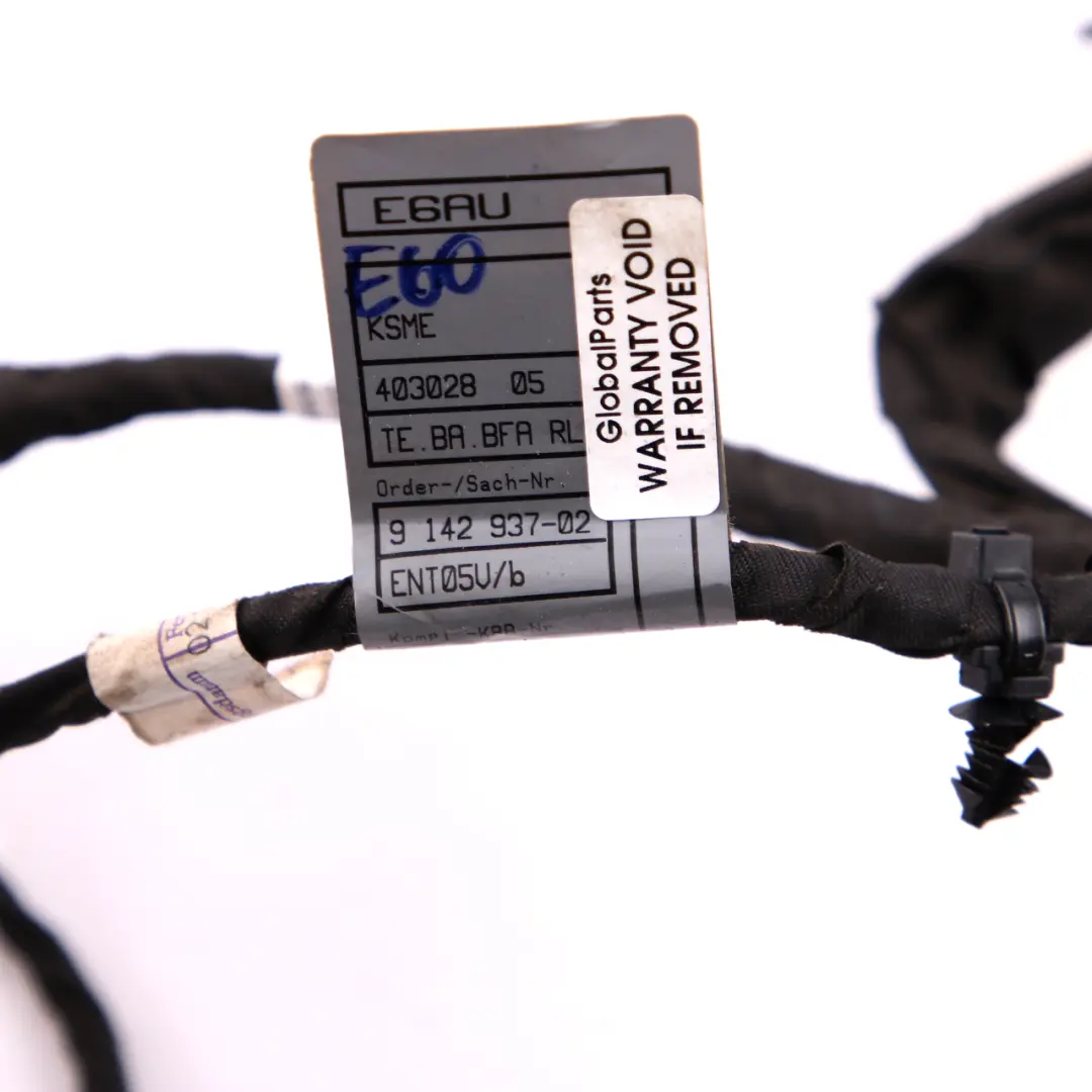 Front Left Seat Wiring Loom Harness Passenger Side to BMW 5 Series E60 E61 with Part number 6925937 BMW 5 Series E60 E61 Front Left Seat Wiring Loom Harness Passenger Side - SKU 9142937 - Part number 6925937