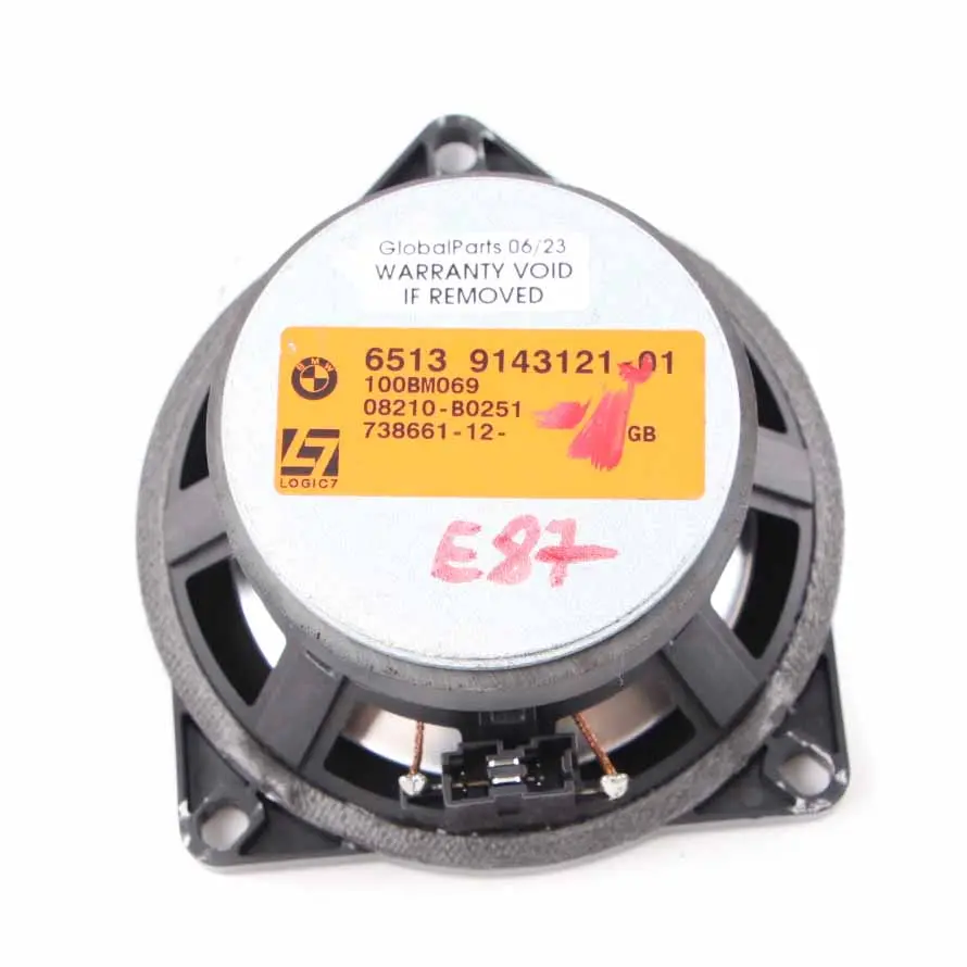 BMW E87 E90 Haut-parleur Logic7 L7 HiFi Mid-Range Audio Unit - SKU 9143121-1 - Numéro de pièce 9143121