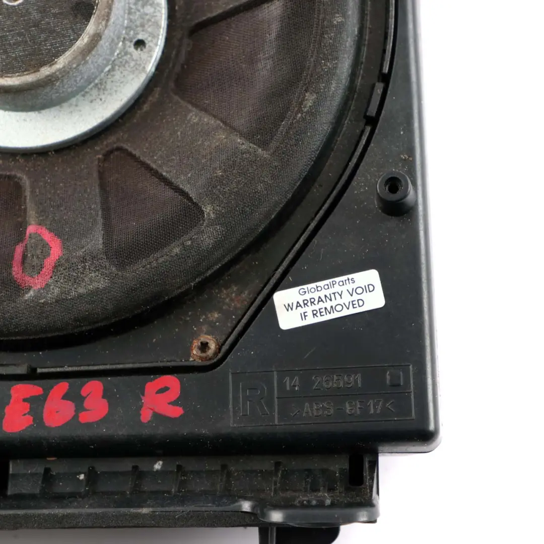 Right O/S Central Bass Speaker Hifi-System Professional Logic 7 L7 to BMW E60 E61 with Part number 9143134 BMW E60 E61 Right O/S Central Bass Speaker Hifi-System Professional Logic 7 L7 - SKU 9143134-1 - Part number 9143134