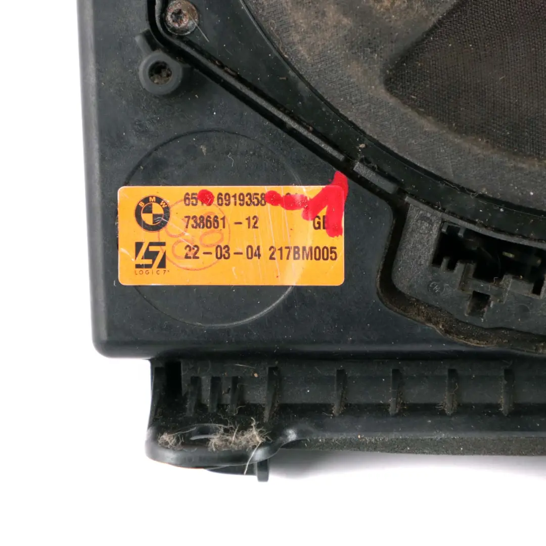 Right O/S Central Bass Speaker Hifi-System Professional Logic 7 L7 to BMW E60 E61 with Part number 9143134 BMW E60 E61 Right O/S Central Bass Speaker Hifi-System Professional Logic 7 L7 - SKU 9143134-1 - Part number 9143134