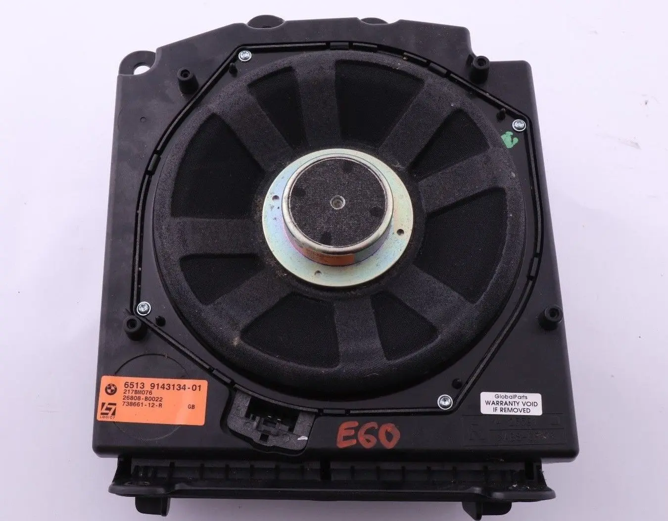 BMW E60 E61 Central Bass Hifi-System Professional L7 Logic 7 Derecha