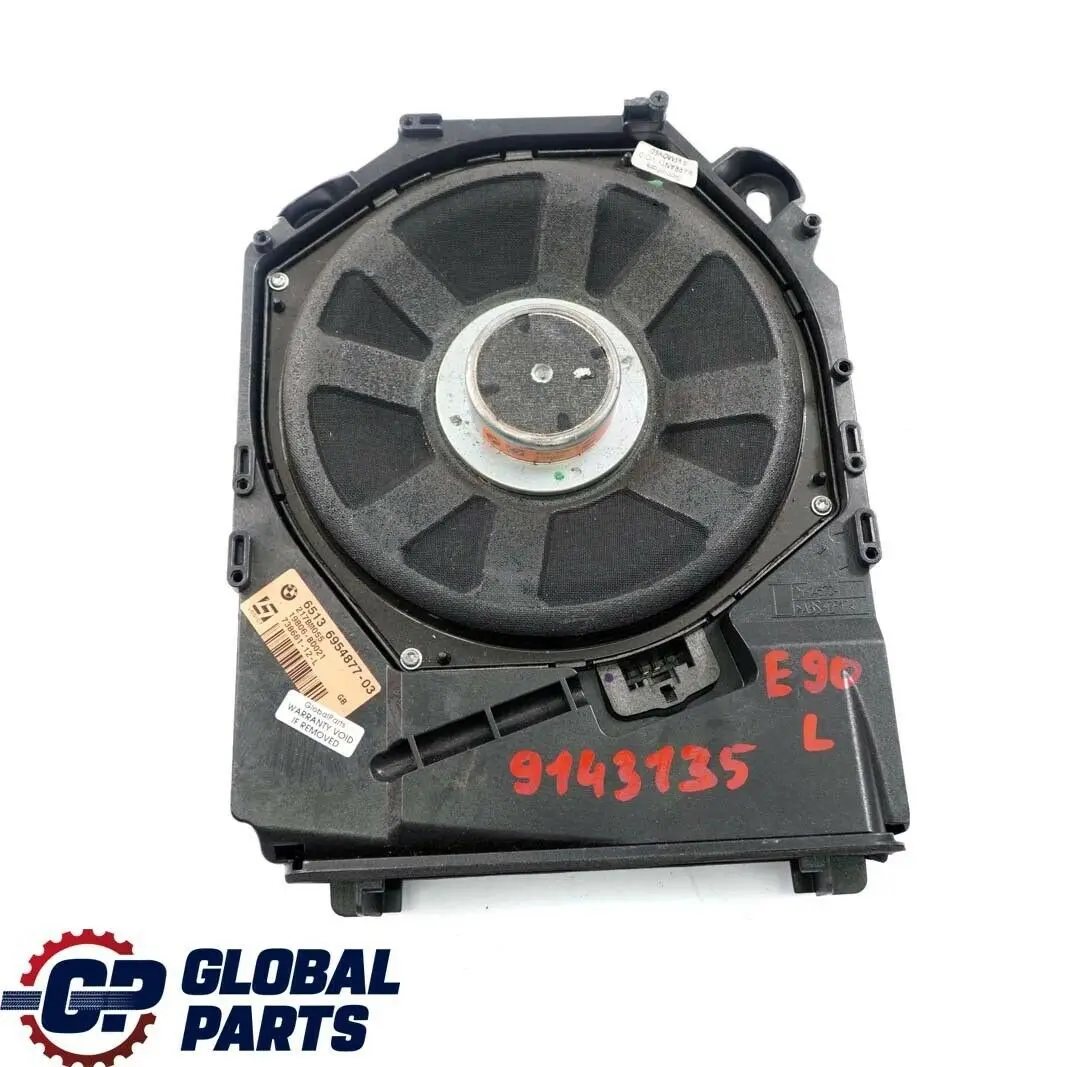 Zentralbass Lautsprecher Hifi System Professional Logic 7 L7 Links für BMW E87 E90 mit Teilenummer 9143135 BMW E87 E90 Zentralbass Lautsprecher Hifi System Professional Logic 7 L7 Links - SKU 9143135 - Teilenummer 9143135