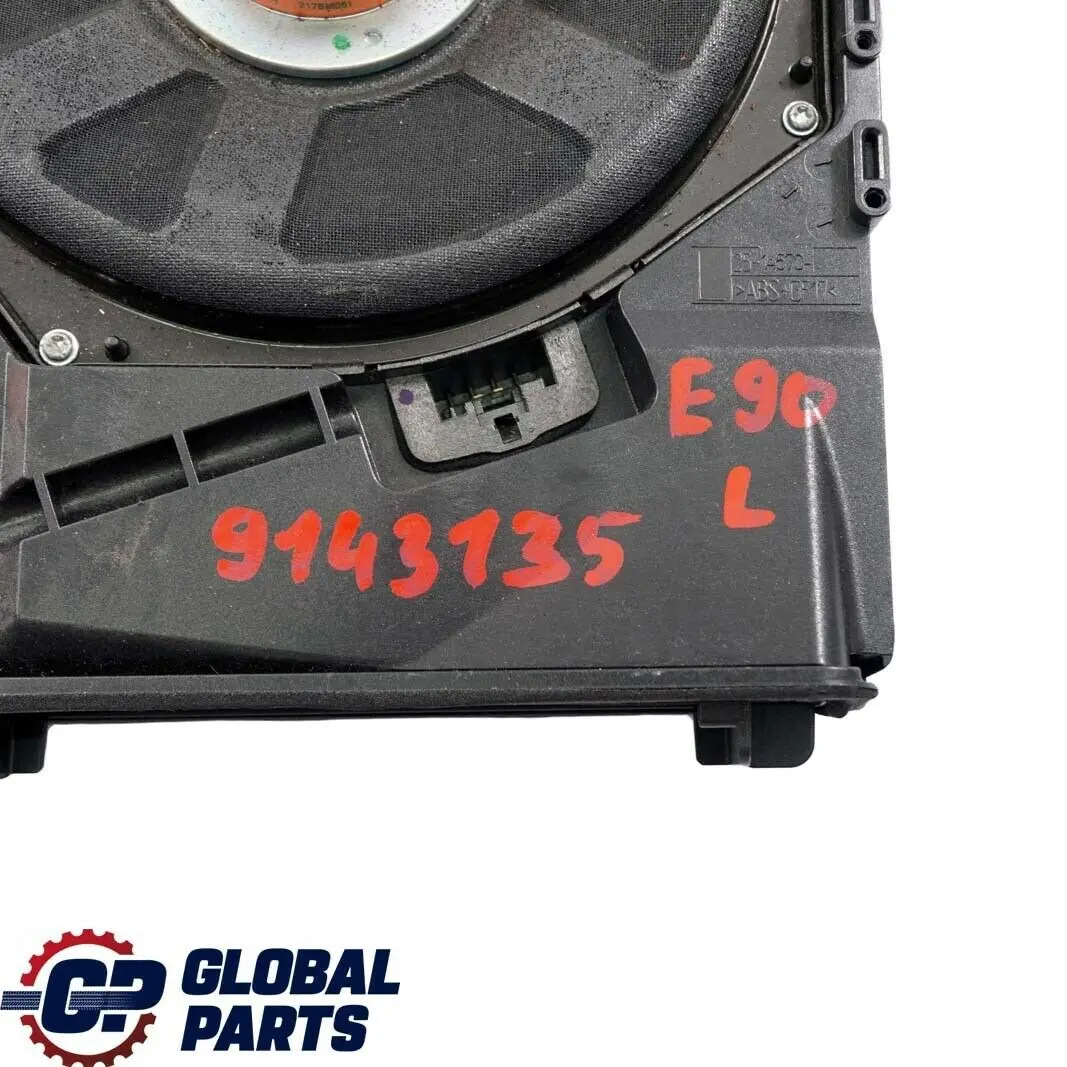 Central Bass Speaker HiFi System Professional Logic 7 L7 Left N/S to BMW E87 E90 with Part number 9143135 BMW E87 E90 Central Bass Speaker HiFi System Professional Logic 7 L7 Left N/S - SKU 9143135 - Part number 9143135