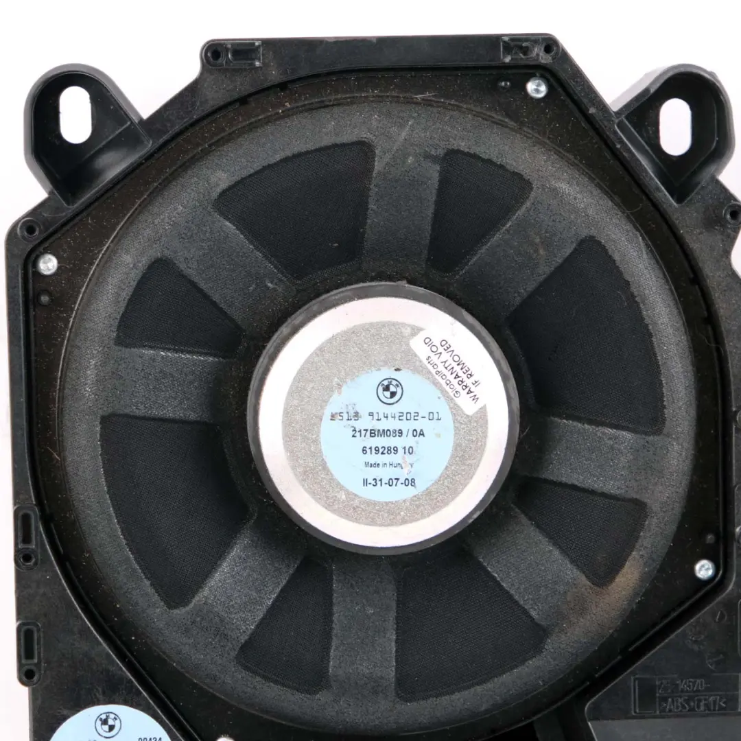 Central Bass HiFi System Left N/S to BMW E81 E82 E87 E88 E90 E91 E92 2 with Part number 9143143 BMW E81 E82 E87 E88 E90 E91 E92 2 Central Bass HiFi System Left N/S - SKU 9143143-2 - Part number 9143143