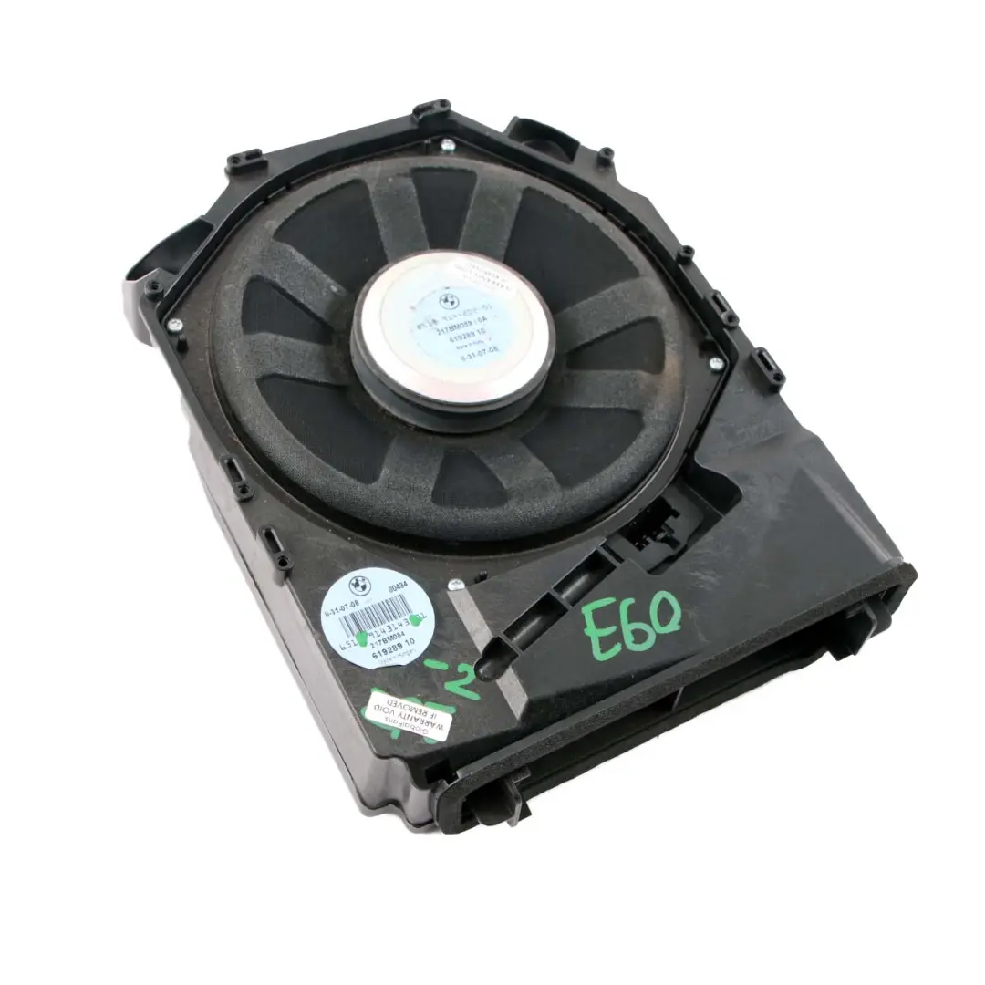 Central Bass HiFi System Left N/S to BMW E81 E82 E87 E88 E90 E91 E92 2 with Part number 9143143 BMW E81 E82 E87 E88 E90 E91 E92 2 Central Bass HiFi System Left N/S - SKU 9143143-2 - Part number 9143143