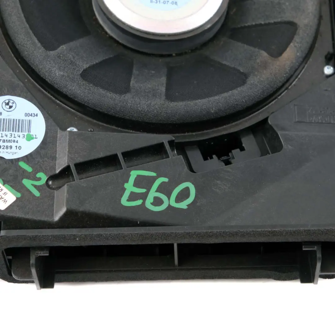 Central Bass HiFi System Left N/S to BMW E81 E82 E87 E88 E90 E91 E92 2 with Part number 9143143 BMW E81 E82 E87 E88 E90 E91 E92 2 Central Bass HiFi System Left N/S - SKU 9143143-2 - Part number 9143143