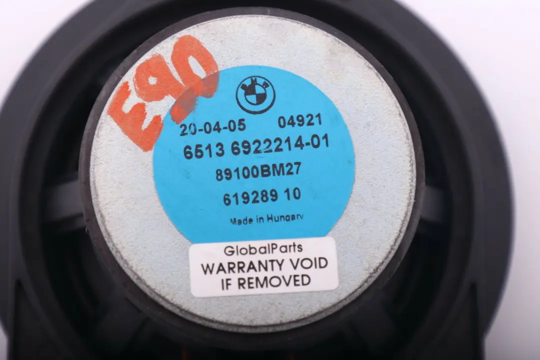  Lautsprecher BMW E63 E64 E87 E90 E91 E92 E93 Hifi Mitteltöner - SKU 9143147 - Teilenummer 9143147