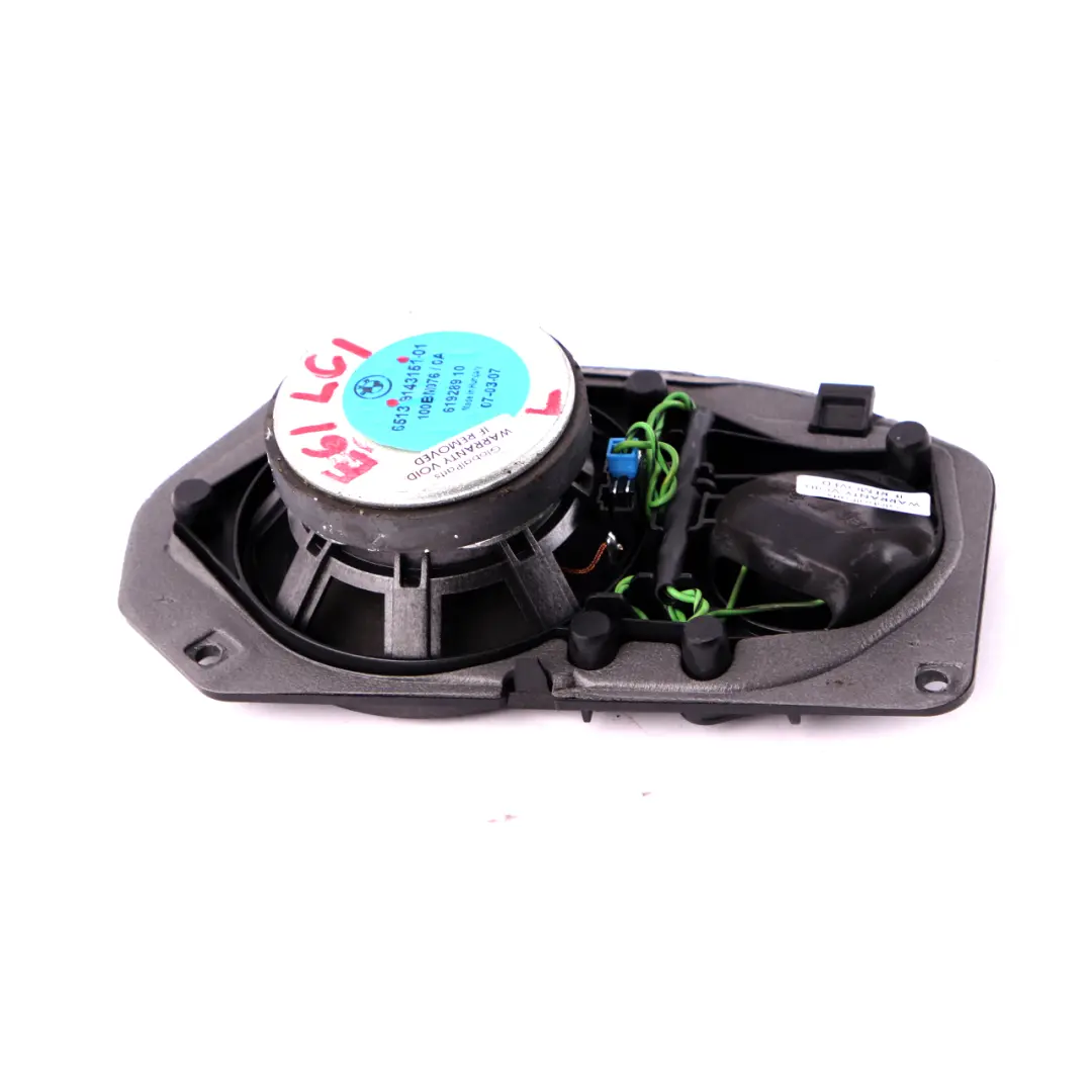 BMW 5 E61 HIFI Headlining Haut-parleurs Porte Haut-parleurs Gauche - SKU 9143151 - Numéro de pièce 9143151