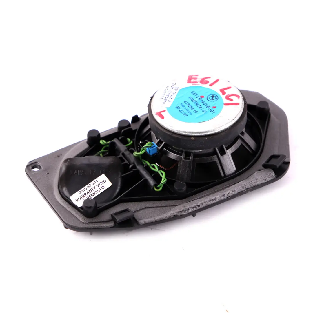 BMW 5 E61 HIFI Headlining Haut-parleurs Porte Haut-parleurs Gauche - SKU 9143151 - Numéro de pièce 9143151