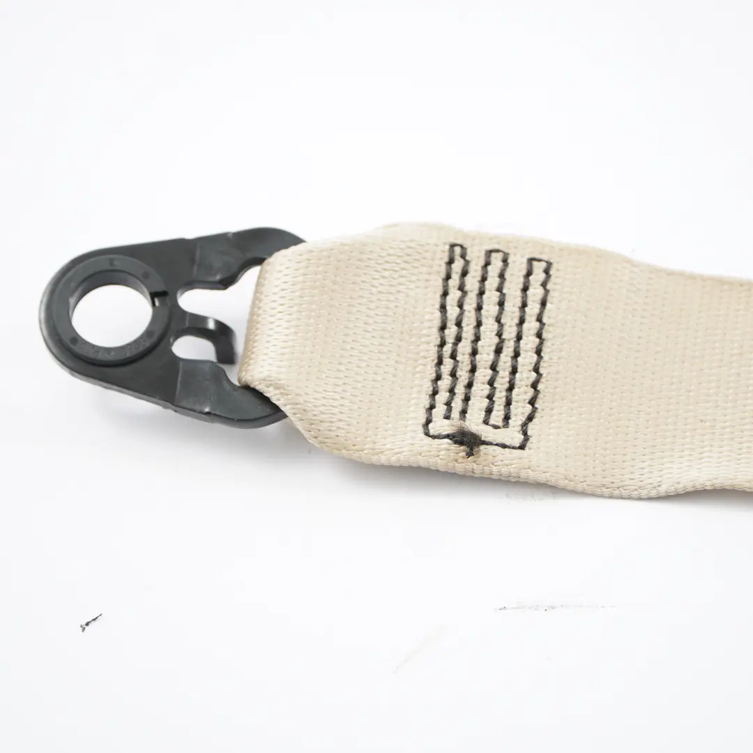 BMW E64 LCI Seat Belt Upper Safety Seatbelt Front Right O/S Cream Beige - SKU 9143254 - Part number 9143254