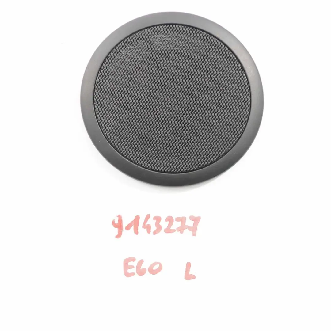 Copertura alt oparlante BMW E60 E61 LCI altoparlante porta sinistra Nero per con numero di parte 9143277 Copertura alt oparlante BMW E60 E61 LCI altoparlante porta sinistra Nero - SKU 9143277 - Numero di parte 9143277