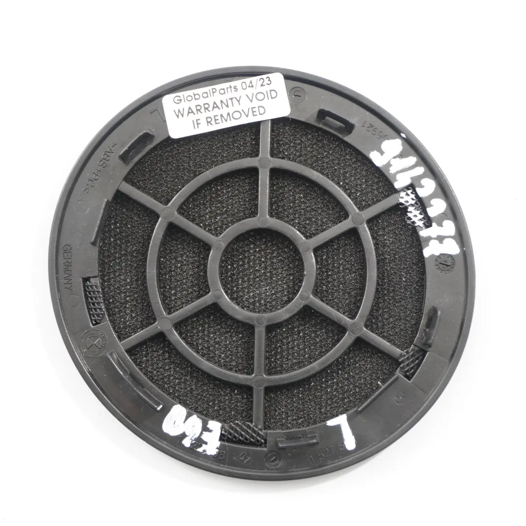 Speaker Cover BMW E60 E61 LCI Loudspeaker Trim Door Front Left N/S Black to with Part number 9143277 Speaker Cover BMW E60 E61 LCI Loudspeaker Trim Door Front Left N/S Black - SKU 9143277 - Part number 9143277