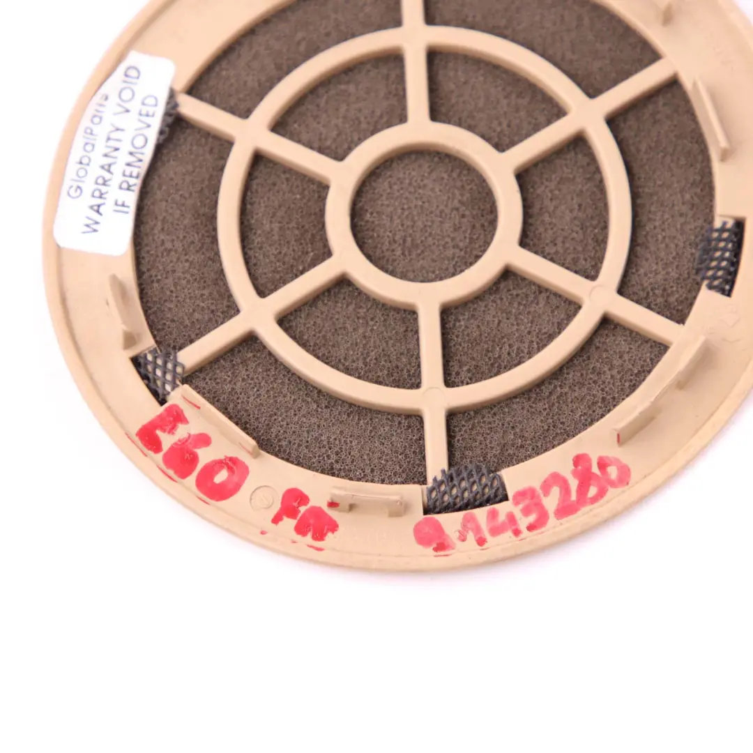 Loudspeaker Speaker Right O/S Biege to BMW E60 E61 LCI Cover with Part number 9143280 BMW E60 E61 LCI Cover Loudspeaker Speaker Right O/S Biege - SKU 9143280 - Part number 9143280