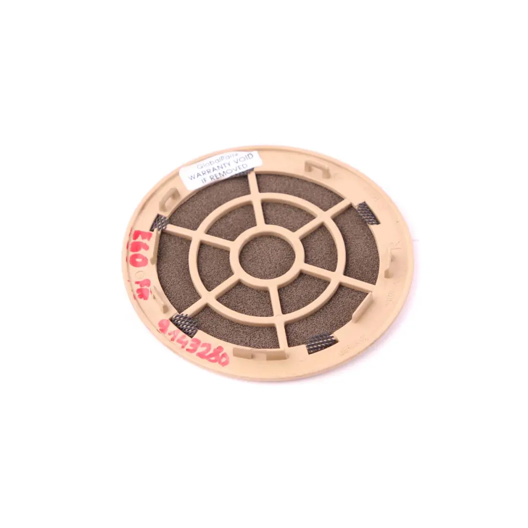 BMW E60 E61 LCI Cover Loudspeaker Speaker Right O/S Biege - SKU 9143280 - Part number 9143280