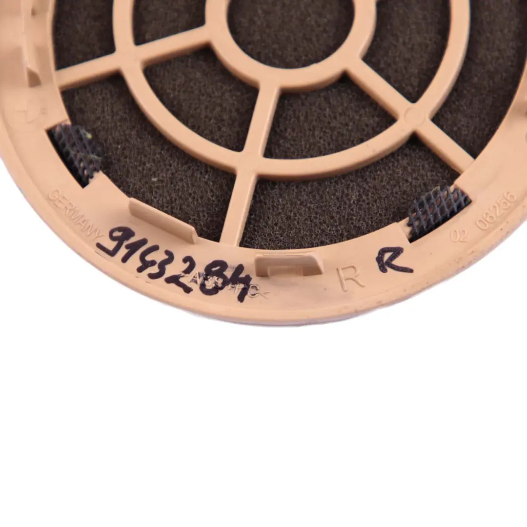 Loudspeaker Speaker Right O/S Cream Biege to BMW 5 E60 E61 LCI Cover with Part number 9143284 BMW 5 E60 E61 LCI Cover Loudspeaker Speaker Right O/S Cream Biege - SKU 9143284 - Part number 9143284