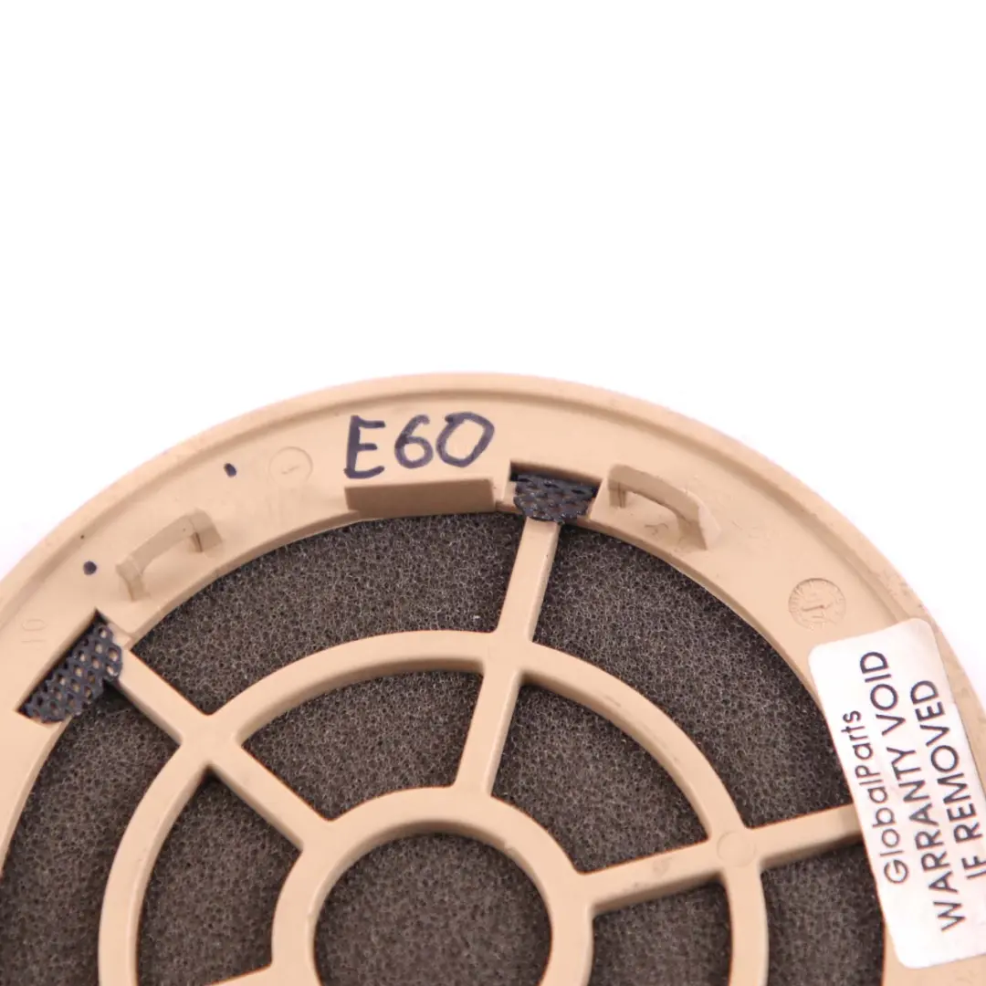 Loudspeaker Speaker Right O/S Cream Biege to BMW 5 E60 E61 LCI Cover with Part number 9143284 BMW 5 E60 E61 LCI Cover Loudspeaker Speaker Right O/S Cream Biege - SKU 9143284 - Part number 9143284