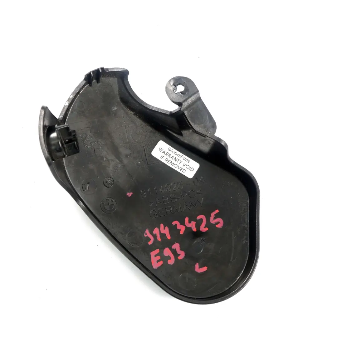 Recubrimiento Interior Izquierdo Funda Asiento Delantero para BMW E93 Convertible con número de pieza 9143425 BMW E93 Convertible Recubrimiento Interior Izquierdo Funda Asiento Delantero - SKU 9143425 - Número de pieza 9143425