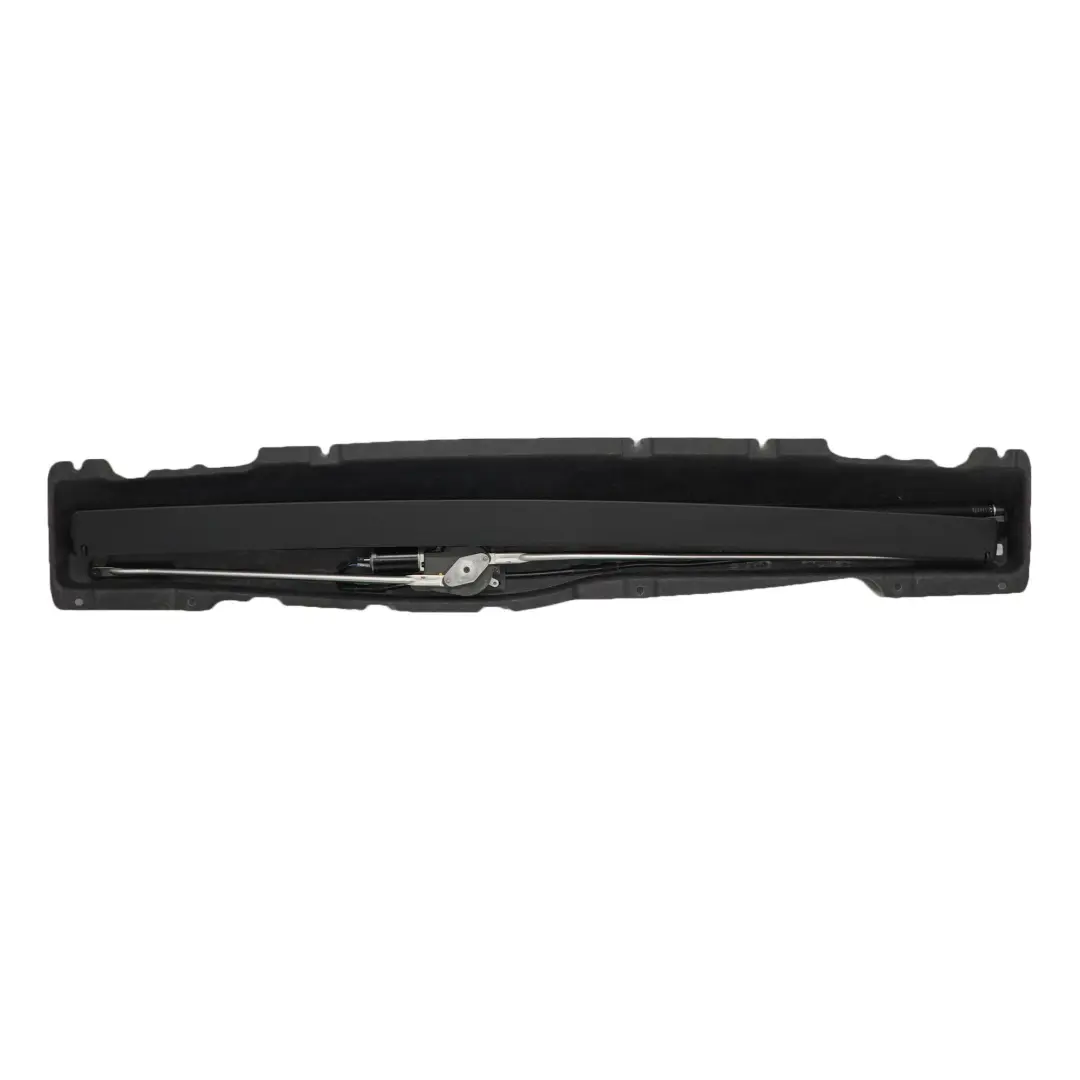 BMW E65 E66 Sun Blind Rear Window Storage Compartment Shelf Roller Panel Black - SKU 9143454-1 - Part number 9143454