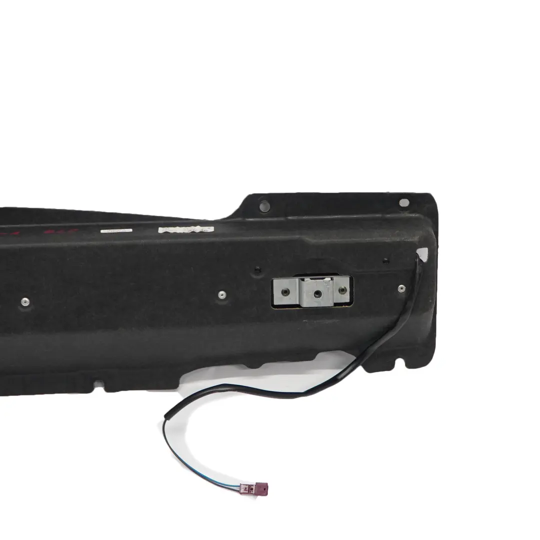 BMW E65 E66 Sun Blind Rear Window Storage Compartment Shelf Roller Panel Black - SKU 9143454-1 - Part number 9143454