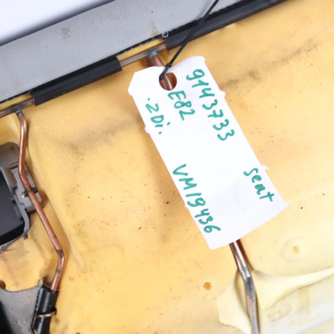 Leather Interior Bench Couch Cover Boston Grey to Rear Seat BMW E81 E82 with Part number 9143733 Rear Seat BMW E81 E82 Leather Interior Bench Couch Cover Boston Grey - SKU 9143733 - Part number 9143733