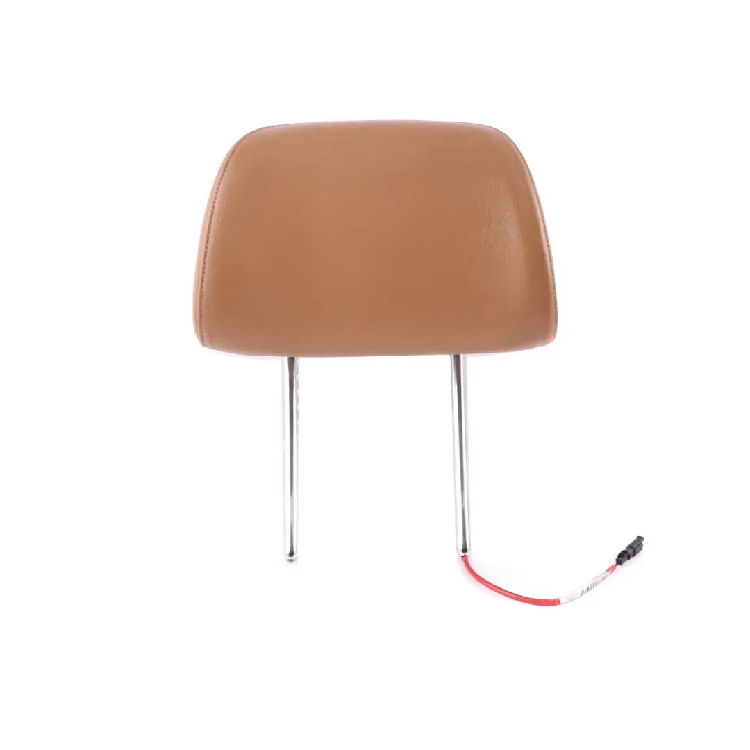Front Seat Left Right N/O/S Headrest Leather Natural Brown to BMW 5 E60 E61 LCI with Part number 9143863 BMW 5 E60 E61 LCI Front Seat Left Right N/O/S Headrest Leather Natural Brown - SKU 9143863 - Part number 9143863