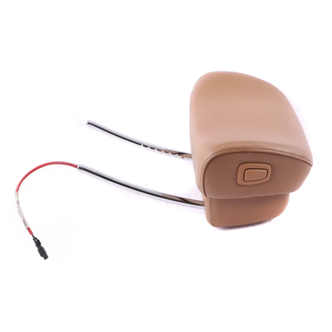 Front Seat Left Right N/O/S Headrest Leather Natural Brown to BMW 5 E60 E61 LCI with Part number 9143863 BMW 5 E60 E61 LCI Front Seat Left Right N/O/S Headrest Leather Natural Brown - SKU 9143863 - Part number 9143863