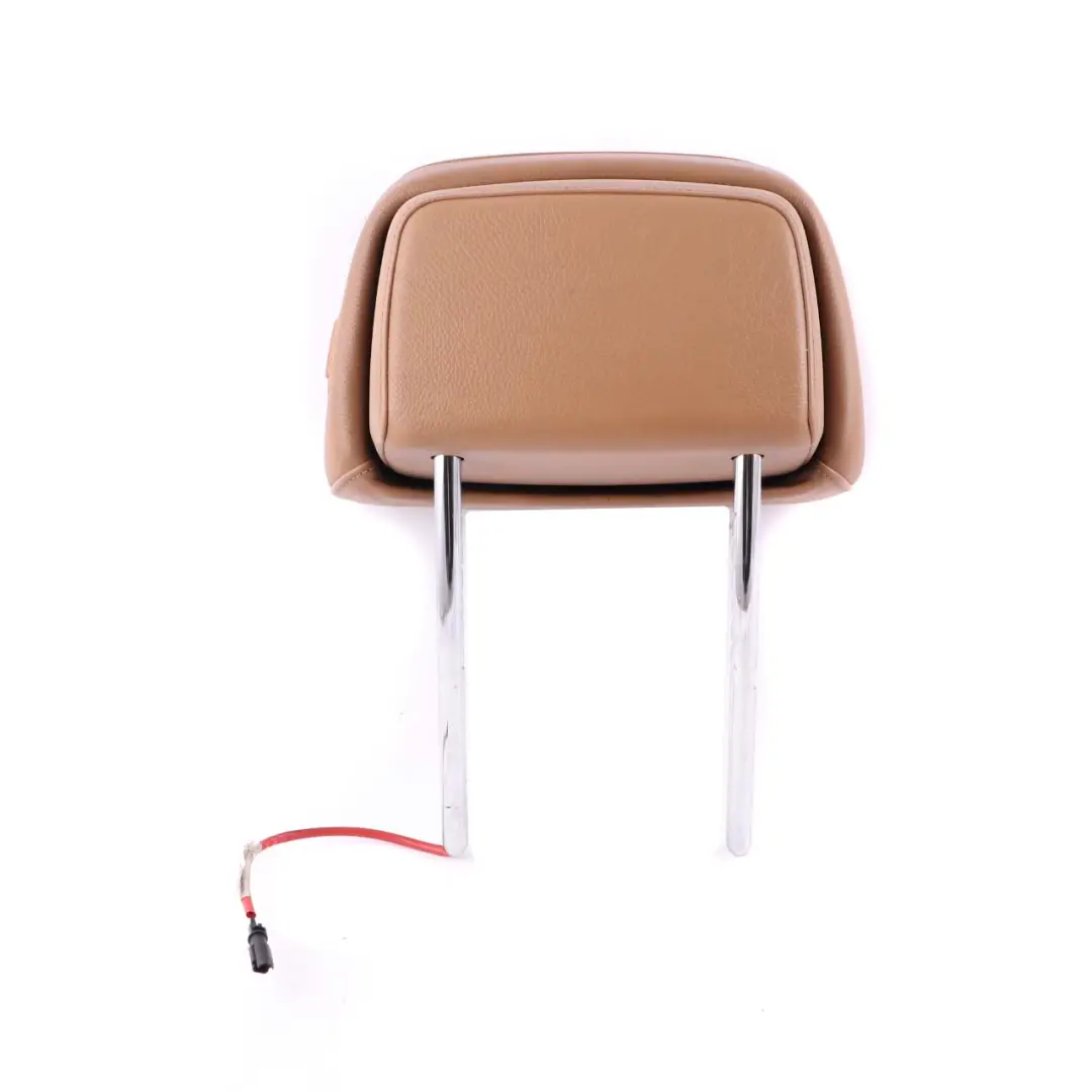 Front Seat Left Right N/O/S Headrest Leather Natural Brown to BMW 5 E60 E61 LCI with Part number 9143863 BMW 5 E60 E61 LCI Front Seat Left Right N/O/S Headrest Leather Natural Brown - SKU 9143863 - Part number 9143863