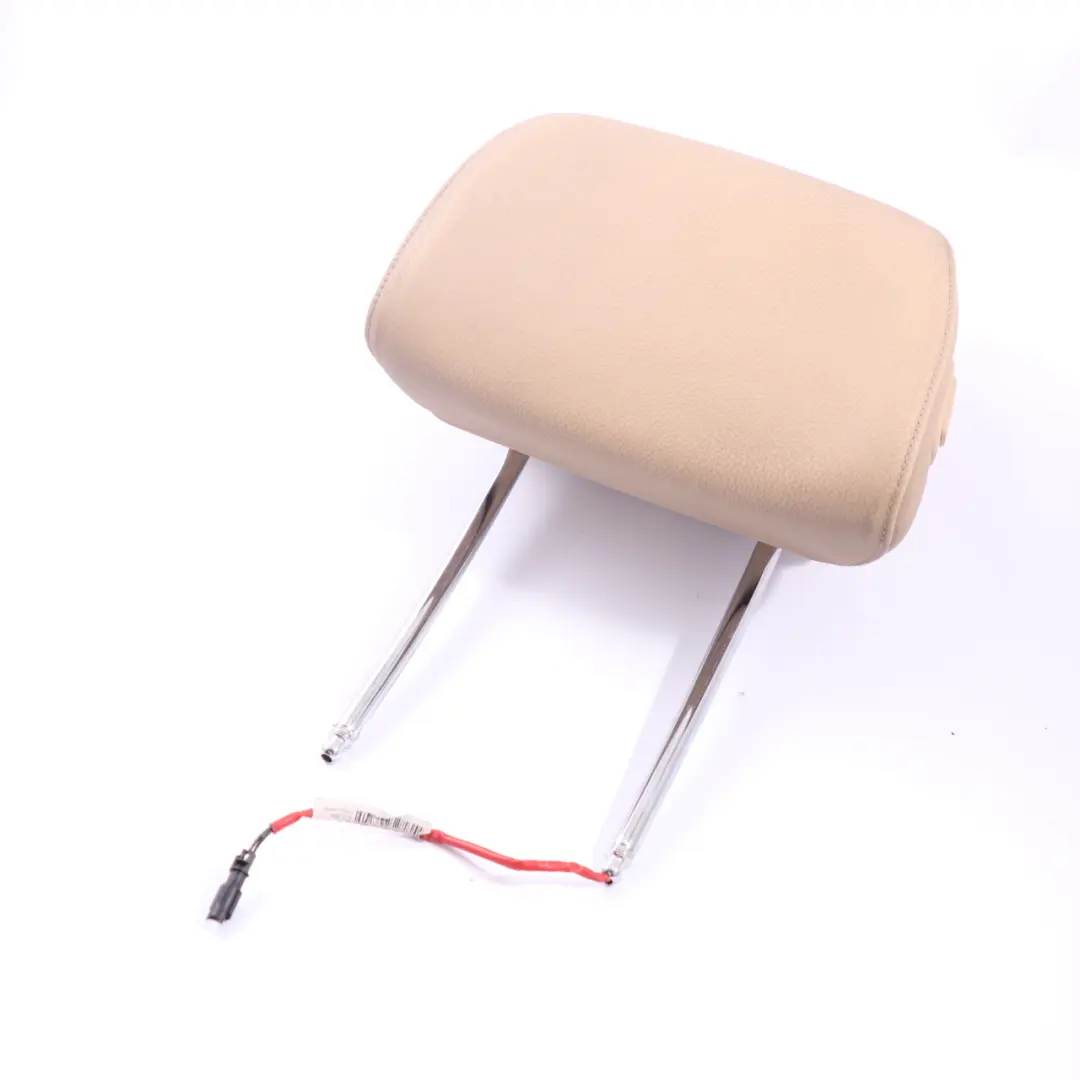 Front Seat Headrest BMW E60 E61 LCI Left Right N/O/S Head Rest Leather Beige to with Part number 9143879 Front Seat Headrest BMW E60 E61 LCI Left Right N/O/S Head Rest Leather Beige - SKU 9143879 - Part number 9143879