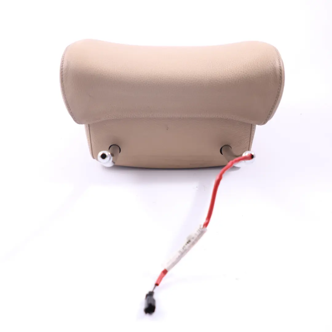  Front Seat Headrest BMW E60 E61 LCI Left Right N/O/S Head Rest Leather Beige - SKU 9143879 - Part number 9143879