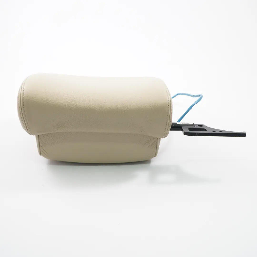 BMW E64 Seat Headrest Front Left N/S Cream Beige Leather Head Rest - SKU 9143915 - Part number 9143915
